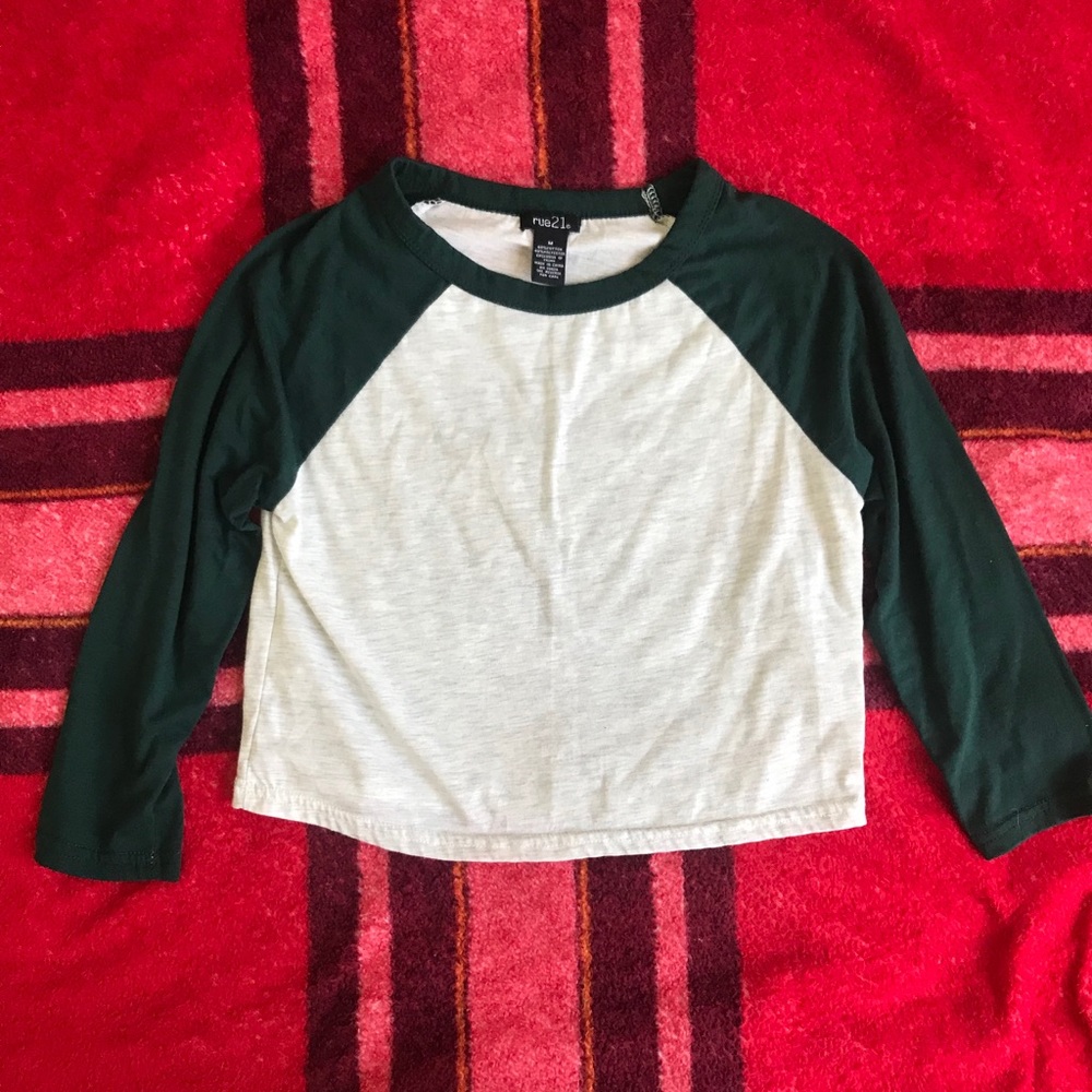 Rue21 baseball crop top